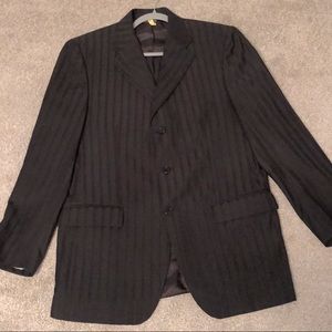 Luxury Italian wool suit jacket